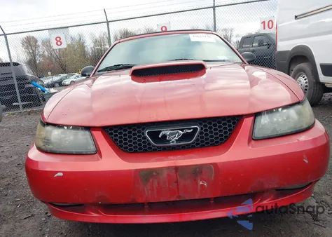 2002 Ford Mustang Gt z USA, uszkodzony, nr VIN 1FAFP45X72F236198